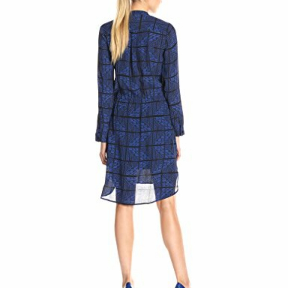 Lucky Brand Long Sleeve Tie-Waist Pocket Dress | L - Picture 2 of 6